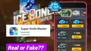 Super knife master app | Super knife master real or fake