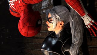 Spidey Chases Black Cat Through City | Video Game Movie Clip | 4K PS5 Spider-Man Remastered (2020)