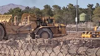 Construction Vehicles Moving Earth.