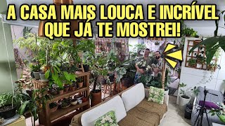 MORRI DE RIR VISITANDO ESSA CASA  CHEIA DE  PLANTAS - Araceae e Urban Jungle