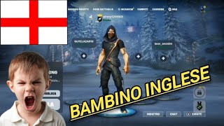 MENTRE GIOCAVO A FORTNITE INCONTRO UN BAMBINO INGLESE