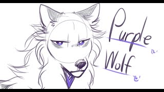 [SpeedDraw] Purple Wolf Sketch