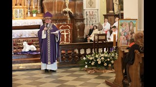 Peregrynacja relikwi błogosławionej Rodziny Ulmów - homilia  bp.  Szymona Stułkowskiego  25. 02.24r.