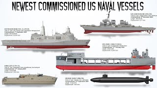 The 8 Newest US Naval Vessels commissioned recently