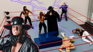 The Undertaker Saves Cody Rhodes from The Bloodline! (WWE Stop Motion)