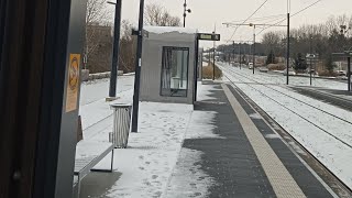 Arrivé d'un Citadis dualis (U52600) a Grigny Ferme Neuve