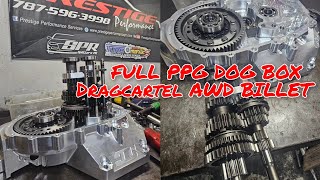 PPG Dog Box to Drag Cartel AWD Billet Bellhousing