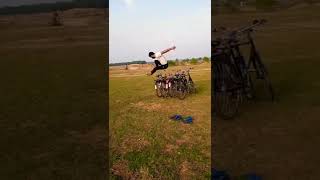 Jump Over The Cycles | High Jump Short Video ||😱💪