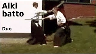 AIKIBATTO, ten sword duo exercises for aikido students, by Stefan Stenudd in 2004