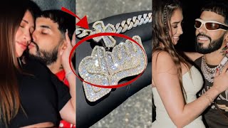 ¡ANUEL AA LE REGALA ESTA NUEVA CADENA A SU ESPOSA LAURY CON EL NOMBRE SE SU NUEVA HIJA!