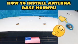 How to install ANTENNA MOUNTS on your CROWN VICTORIA!