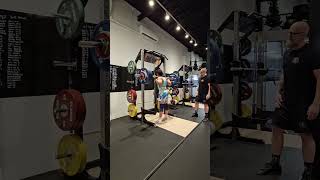 155 KG High Bar Back Squat for 3 reps