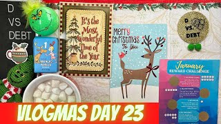 Vlogmas / Scratchmas Day 23: savings challenges, taste test, happy mail, & more!