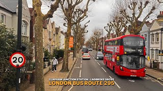 Southwest to West London by Bus | Upper Deck Bus Ride on Route 295 from Clapham to Ladbroke Grove