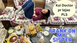 Sach me Mughe doctor par legyi😂😂Pranked My sister~Day 25~365 Days Challenge Gummy Kirti #prankvideo