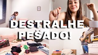 MINIMALISMO : DESTRALHE na casa, organização e muita bagunça!