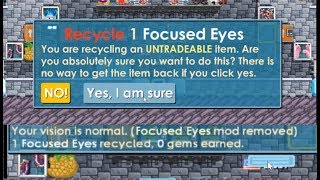 Growtopia|Recycling Focus eyes!(REAL)