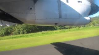 Air Tahiti Taxi & Takeoff from Raiatea (ATR72)