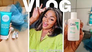 VLOG: Clean with me | Trying out CeraVe products | grocery shopping