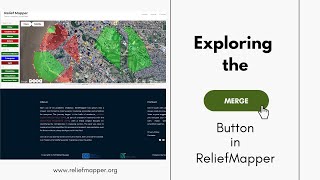 Merge polygons usig Merge button in ReliefMapper