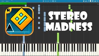 Stereo Madness - ForeverBound Piano Tutorial (Synthesia)