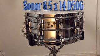 1980's Sonor Ferromanganese D506 Reassembly and Sound Demo