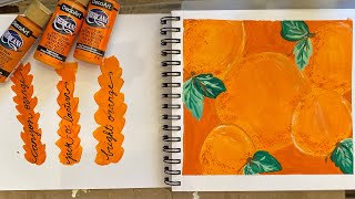 SketchbookArt: ORANGE #sketchbook #shorts #art #color #rainbow #orange