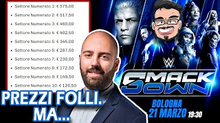 MiroTV w\ Luca Carbonaro: WWE SMACKDOWN A BOLOGNA CON DEI PREZZI FOLLI! IL NOSTRO PARERE.