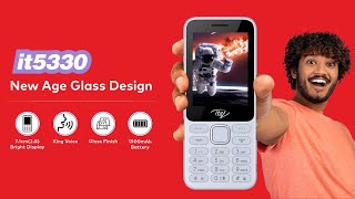 ITEL It5330 | Стильный телефон с функцией Glass Back