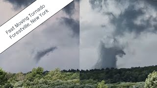 Fast Moving Tornado - Forestville, New York