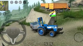 Indian tractor driving simulator || OmkarX Gaming