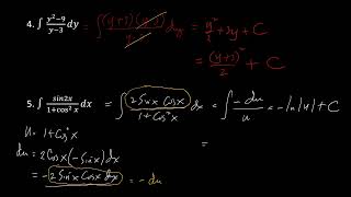 Fundamental Integration Formulas Part 2