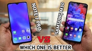 Redmi Note 7 Pro Vs Samsung galaxy M30 Full Comparison | Which One To Buy? Price,Launch Date-Camera