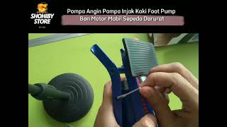 Pompa Angin Pompa Injak Kaki Foot Pump Ban Motor Mobil Sepeda Darurat