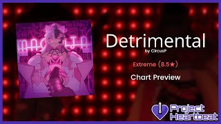 【Project Heartbeat】 Detrimental Extreme『8.5★』 Chart Preview