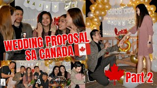 MGA GANAP NG PINOY SA CANADA- NAKAKA-KILIG! ALAIZA & HARVEY WEDDING PROPOSAL - PART 2