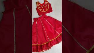 designer lehenga choli from scratch #stitchingdiary #lehengacholi #diylehenga #diyblouse #youtube