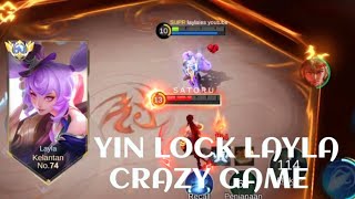 LAYLA VS YIN❗BUILD ONE SHOT ENEMY DELETE! YIN LOCK LAYLA | build top 1 global Layla