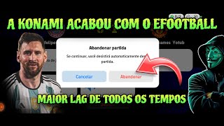 É O FIM DO EFOOTBALL - A KONAMI ACABOU DE VEZ COM O JOGO! LAG FORA DO NORMAL E PARELHAMENTO INJUSTO!