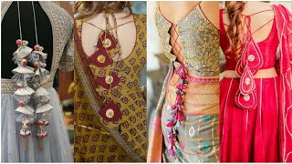 New latkan neck design |(fancy latkan design for kurti/saree blouse)| TREND SPOTTER❤#heavylatkan