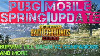 PUBG MOBILE Spring Update