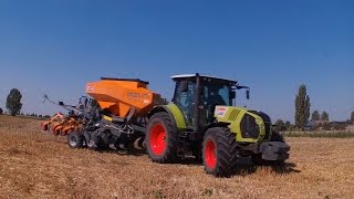 Siew rzepaku w technologi strip till 2015 | Claas | Mzuri | HD |