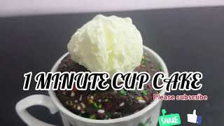 1 Minute Cup Cake, Without Oven