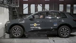 EURO-NCAP SAFETY TEST WITH NEW AUDI Q6 E-TRON. #Audi #audiq6etron #euroncap #ncap #IIHS #crashtest