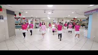 Here I Am Honey Line Dance - Demo By D'Sisters & Friends LDG #linedance #kkhappyfeet