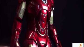 MY IRON MAN 2 MARK IV HOT TOYS 1/6 SCALE FIGURE GOODSHIPPED REVIEW PART 1