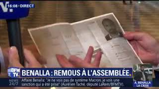 Alexandre Benalla doté d'un badge d'accès à l'Assemblée Nationale, POURQUOI ?