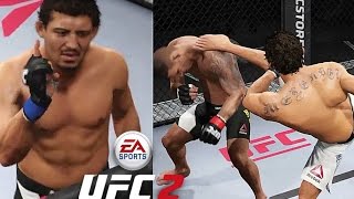 Rafael Dos Anjos -Vs- Gilbert Melendez ☆EA SPORTS UFC 2☆