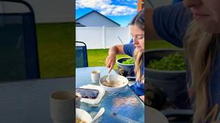 Breakfast outside #food #shorts #couple #morelife