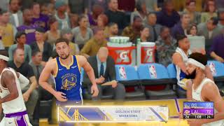 NBA 2K21 Lakers Warriors All Star Diff Sliders Test